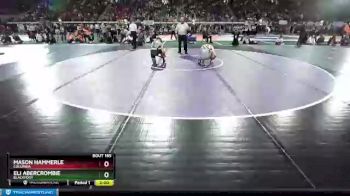 4A 132 lbs Quarterfinal - Eli Abercrombie, Blackfoot vs Mason Hammerle, Columbia