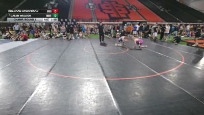 106 lbs Champ. Round 3 - Caleb Weldon, Montana vs Brandon Henderson, Oregon