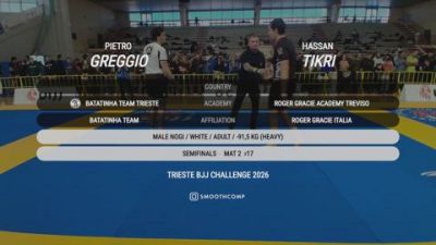 Pietro Greggio vs Hassan Tikri 2026 UIJJ TRIESTE BJJ CHALLENGE