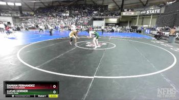 2A 106 lbs Cons. Round 3 - Damian Fernandez, Burlington-Edison vs Lucas Horner, Shadle Park