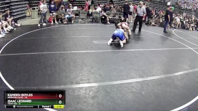 150 lbs Round 3 (6 Team) - Kamden Boyles, Nebraska Blue vs Isaac Leonard, Team USA