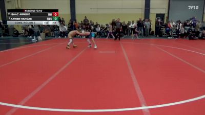 80 lbs Cons. Round 3 - Xavier Vargas, Forest Lake Wrestling Club vs Isaac Arnold, TMB/WWG Panther Wrestling