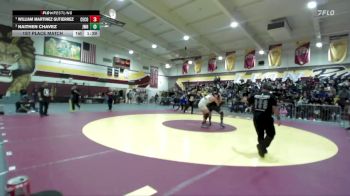 190 lbs 1st Place Match - William Martinez Gutierrez, Centennial (Corona) vs Naithen Chavez, JW North