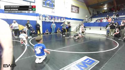 58 lbs Semifinal - Adam Brummett, Sperry Wrestling Club vs Jaxon Ditmore, Team Tulsa Wrestling Club