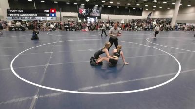 95 lbs Quarters - Tory Rice, Prodigy Wrestling vs Payten Jagodzinski, The Complete Wrestler