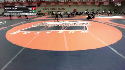 285 lbs Cons. Round 2 - Joseph Kruse, Wheaton vs Keonta Crawford, Castleton