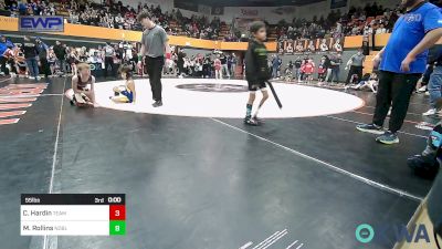 49 lbs Round Of 16 - Tyler Lindsey, Clinton Youth Wrestling vs Bodee Coffman, Piedmont