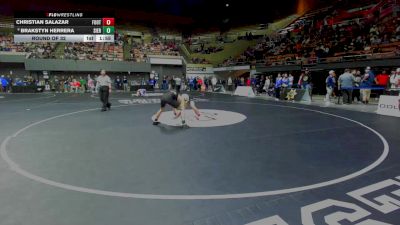132 lbs Round Of 32 - Christian Salazar, Foothill vs Brakstyn Herrera, Sierra Pacific