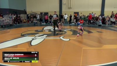 65 lbs Round 2 - Braylee Wolfe, Nekoosa vs Bentleigh Sherman, Chippewa Elite