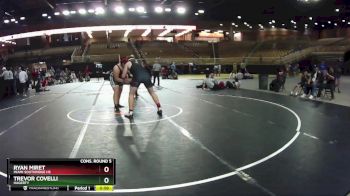 285 lbs Cons. Round 5 - Trevor Covelli, Hagerty vs Ryan Miret, Miami Southridge Hs