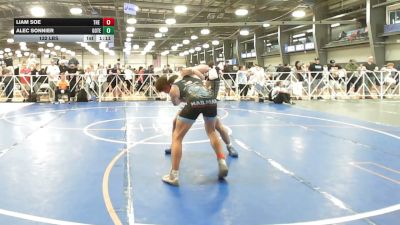 132 lbs Rr Rnd 1 - Liam Soe, The Mailmen - HSB vs Alec Sonnier, Gotenks GT - HSB