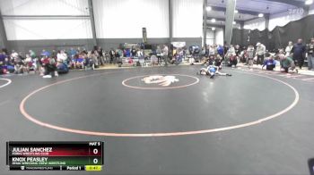 74 lbs Quarterfinal - Julian Sanchez, Forks Wrestling Club vs Knox Peasley, Omak Wrecking Crew Wrestling