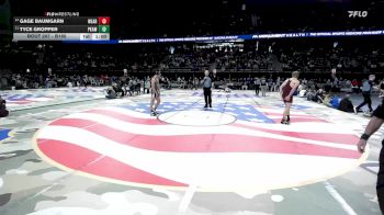 Cons. Round 1 - Gage Baumgarn, Webster Area vs Tyce Gropper, Philip/Kadoka Area/Wall