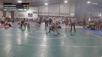 50 lbs Semifinal - Callen Uderman, Broad Axe vs Pierre Marrugo, Cordoba Trained