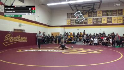 149 lbs Cons. Round 5 - Levi Hicks, Shasta College vs Isaiah Bell, College Of The Redwoods