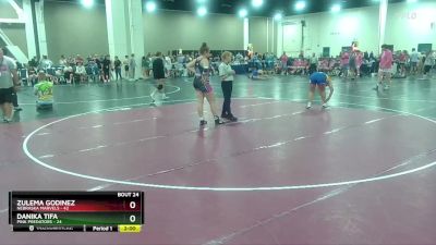 190 lbs Round 6 (8 Team) - Zulema Godinez, Nebraska Marvels vs Danika Tifa, Pink Predators