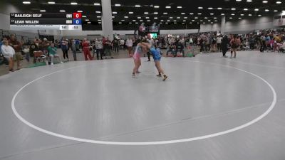 115 lbs Cons. Rd Of 32 - Leah Willen, Ohio vs Baileigh Self, Collinsville Wrestling Club