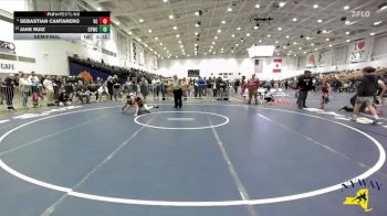 99 lbs Semifinal - Jake Ruiz, Carmel Youth Wrestling Club vs Sebastian Cantarero, VHW Club