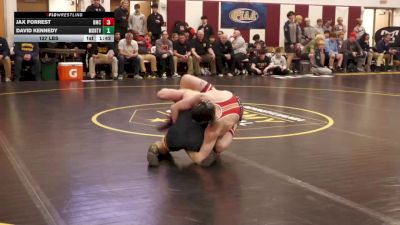 127 lbs Qtr-finals - Jax Forrest, Bishop McCort vs David Kennedy, Montoursville Area