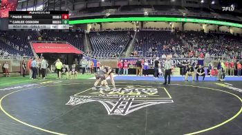 Girls-170 lbs Cons. Round 2 - Carlee Osborn, Marcellus Hs Girls vs Paige Heise, Chesaning Hs Girls