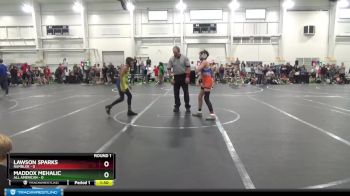 96 lbs Round 3 (8 Team) - Kam Borrero, Rambler vs Jaxson Wallace, Bandits