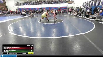 220 lbs Quarterfinal - Christopher Click, Post Falls vs Josh Henning, Hanford