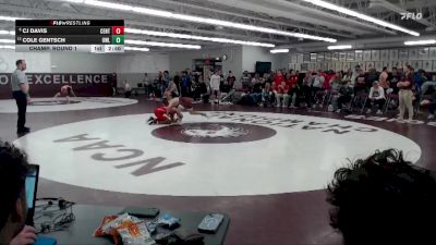 125 lbs Champ. Round 1 - Cj Davis, Central vs Cole Gentsch, UW - La Crosse
