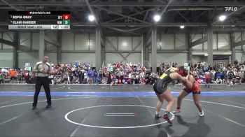 200 lbs Semifinal - Sofia Gray, Slyfox vs Clair Harder, Newton