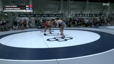 79 kg Cons. Rd Of 16 - David Alonso, West Coast Regional Training Center vs Maximus Norman, Bears Regional Training Center