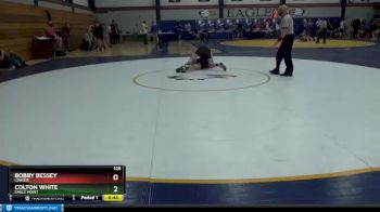 126 lbs Cons. Round 2 - Colton White, Eagle Point vs Bobby Bessey, Crater