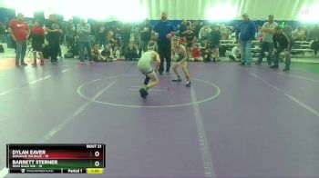 72 lbs Round 6 (8 Team) - Barrett Sterner, Ohio Gold 10k vs Dylan Eaver, Donahue WA Blue