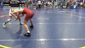 132 lbs Consy 6 - TJ Cutler, Eagle W.C. vs Logan Ware, Oak Glen