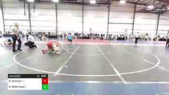 132 lbs Consi Of 32 #2 - Dylan Brenton, WY vs Aidan Robichaud, RI