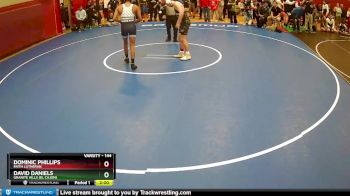 144 lbs Prelim - Dominic Phillips, Faith Lutheran vs David Daniels, Granite Hills (El Cajon)