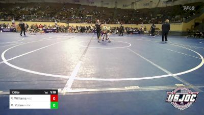 100 lbs Round Of 32 - Riley Williams, Norman Grappling Club vs Madden Votaw, Husky Wrestling Club