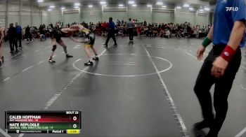 150 lbs Round 6 (8 Team) - Nate Replogle, Central York Wrestling Club vs Caleb Hoffman, Mat Assassins Red