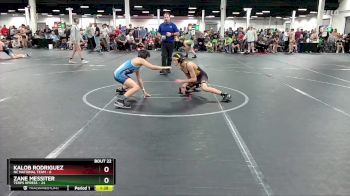 100 lbs Round 6 (8 Team) - Zane Messiter, Terps Xpress vs Kalob Rodriguez, NC National Team