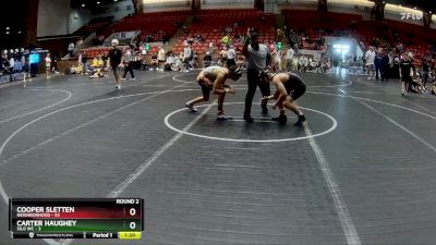 130 lbs Round 2 (6 Team) - Cooper Sletten, Neighborhood vs Carter Haughey, Silo WC