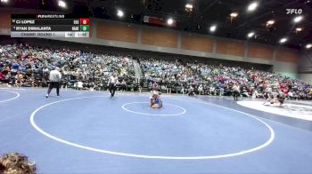 132 lbs Champ. Round 1 - Ryan Dimalanta, Rancho Bernardo vs Cj Lopez, Elk Grove
