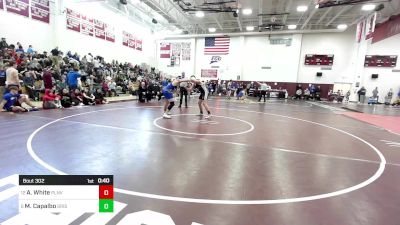 182 lbs Consi Of 8 #2 - Aiden White, Plainville vs Michael Capalbo, Griswold/Wheeler