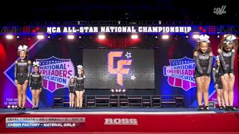 Cheer Factory - Material Girls [2026 L1 Youth - D2 - Small - C Day 2] 2026 NCA All-Star National Championship