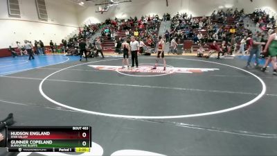 106 lbs Cons. Round 2 - Hudson England, Star Valley vs Gunner Copeland, Burns/Pine Bluffs