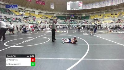 61 lbs Round Of 16 - Jase Walker, Conway Wrestling Club vs Luke Shingleur, Pottsville Apache Youth Wrestling