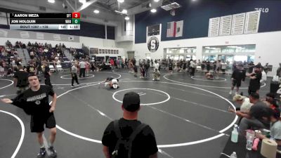 138 lbs Champ. Round 3 - Aaron Meza, Rough House Wrestling Club vs Jon Holquin, Fourth Chamber WC
