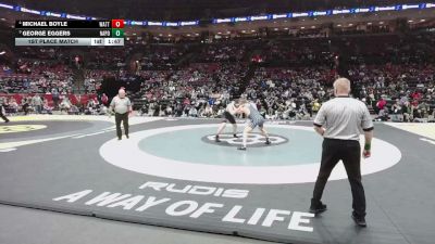 215 lbs 1st Place Match - Michael Boyle, Watterson vs George Eggers, Napoleon