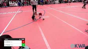 46 lbs Round Of 32 - Baker Johns, Perry Wrestling Academy vs Angelo Ponce, Team Of Hard Knox