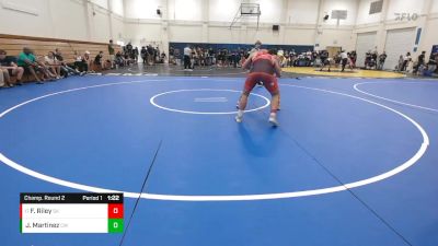 190 lbs Champ. Round 2 - Frank Riley, Sugar Kids vs Jacob Martinez, Celtic WC