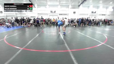 E-132 lbs Consolation - Nikito Hansell, PA vs Dylan Newman, NY