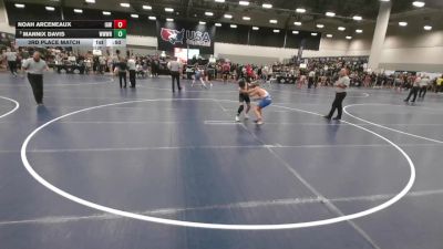 105 lbs 3rd Place Match - Noah Arceneaux, Immortal Athletics WC vs Mannix Davis, WWC Wrestling