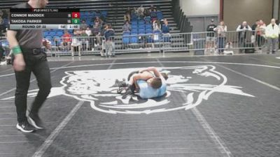 113 lbs Round Of 32 - Connor Maddox, IN vs Takoda Parker, VA